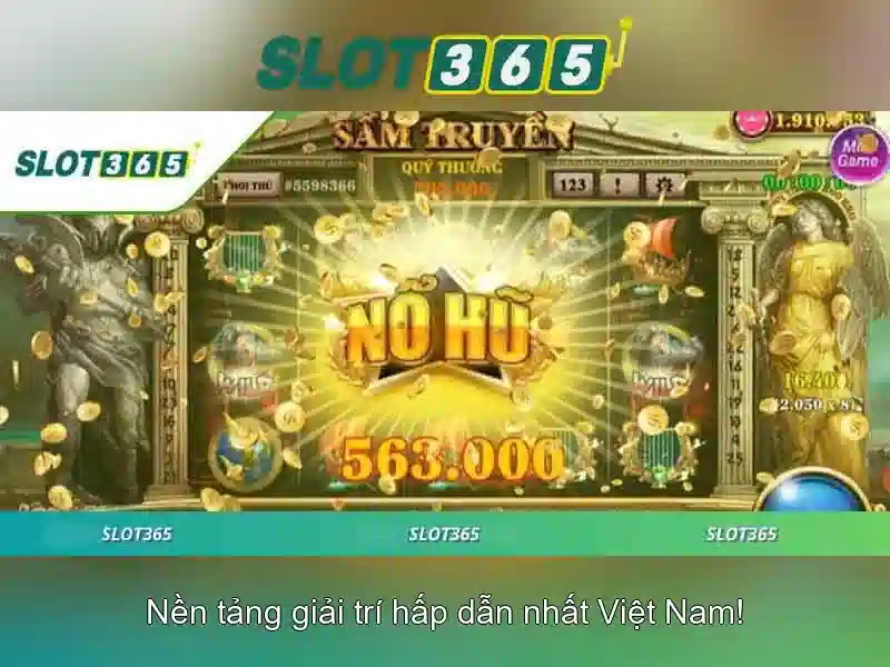 Danh mục trò chơi có tại Slot365